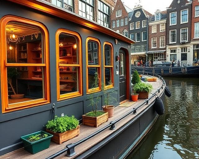 Amsterdam Canal Barge